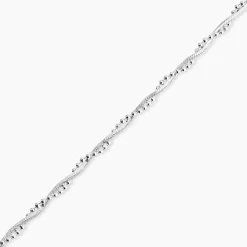 Bracelet Cathel Argent Blanc