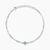 Bracelet Cesarie Argent Blanc Oxyde De Zirconium