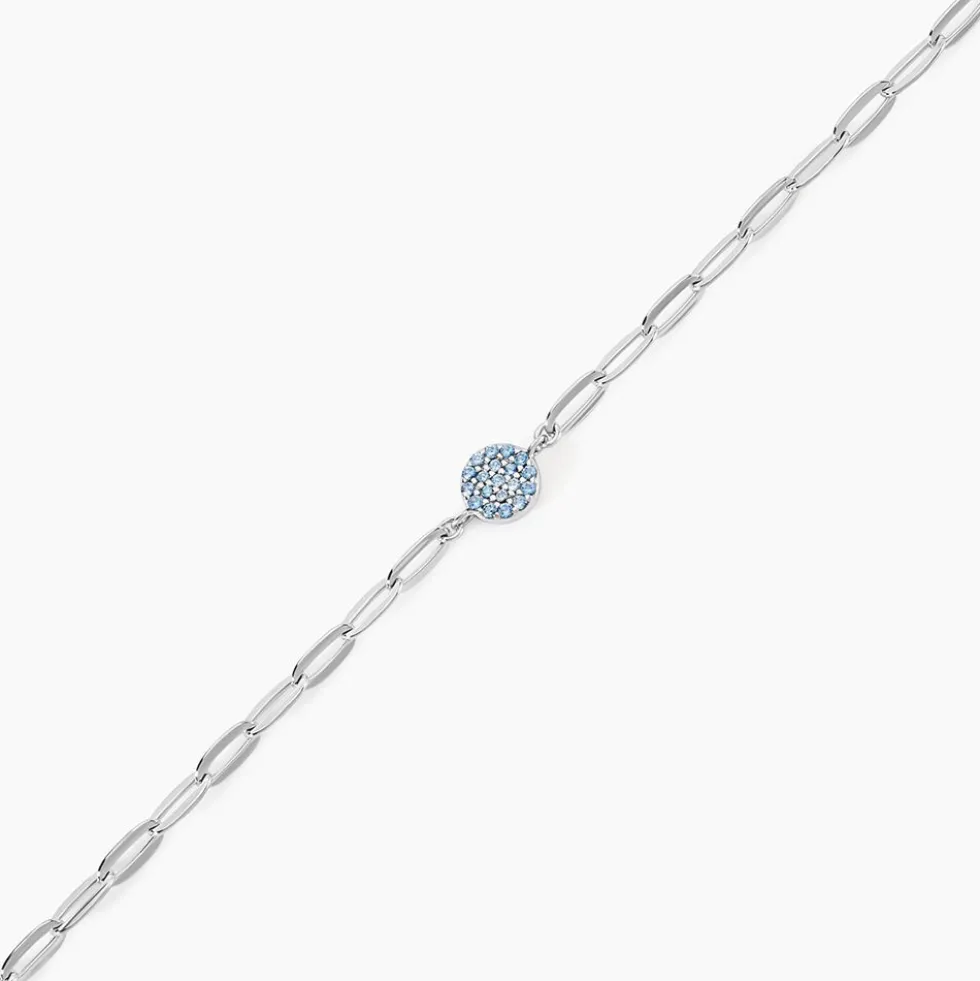 Bracelet Cesarie Argent Blanc Oxyde De Zirconium
