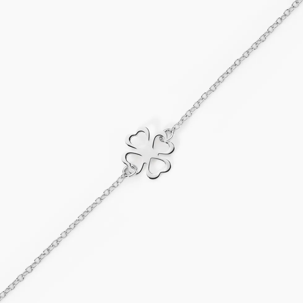Bracelet Chance Argent Blanc