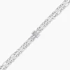 Bracelet Chanelle Argent Blanc Oxyde De Zirconium