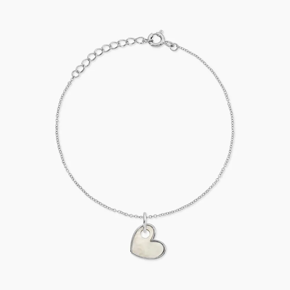 Bracelet Charla Argent Blanc Nacre