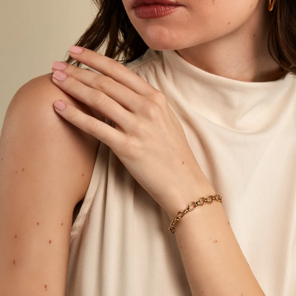Bracelet Cherish Acier Jaune