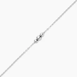 Bracelet China Argent Blanc