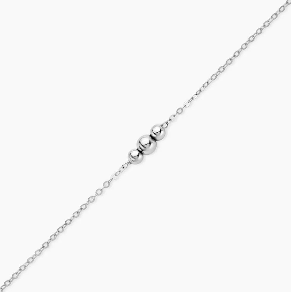 Bracelet China Argent Blanc