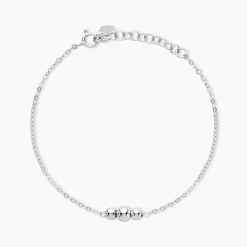 Bracelet China Argent Blanc