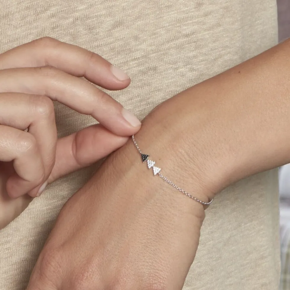 Bracelet Chleo Argent Blanc Oxyde De Zirconium