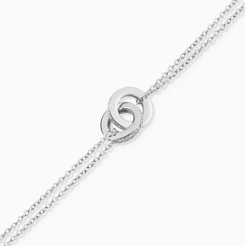 Bracelet Chriselda Argent Blanc Oxyde De Zirconium