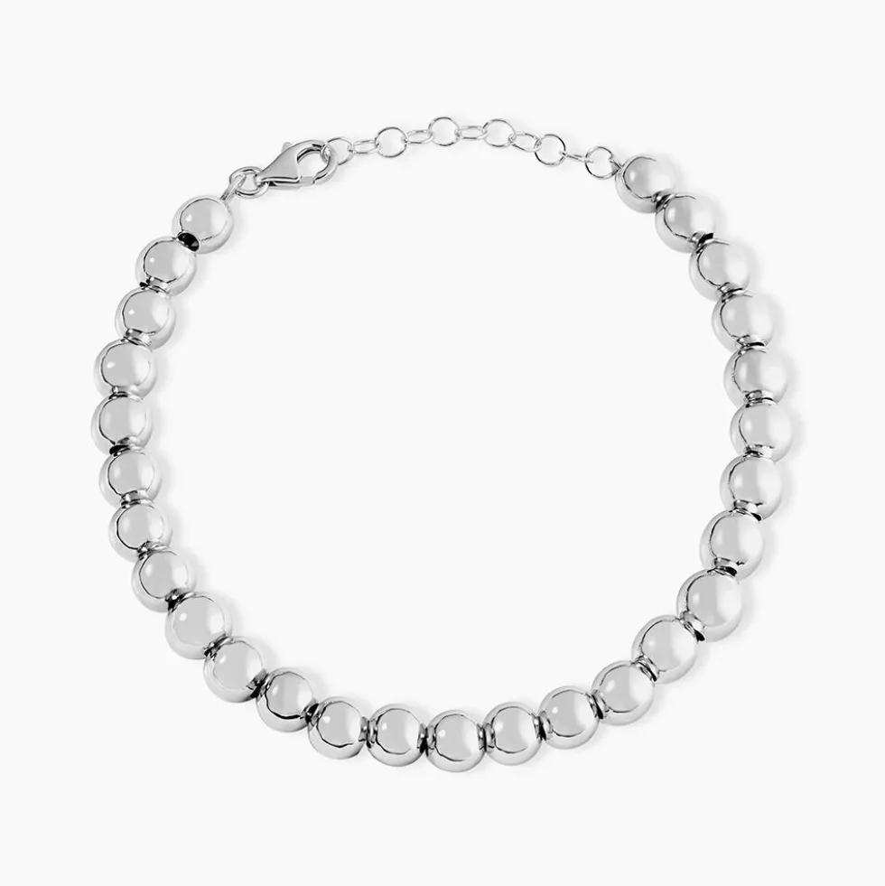 Bracelet Ciska Argent Blanc