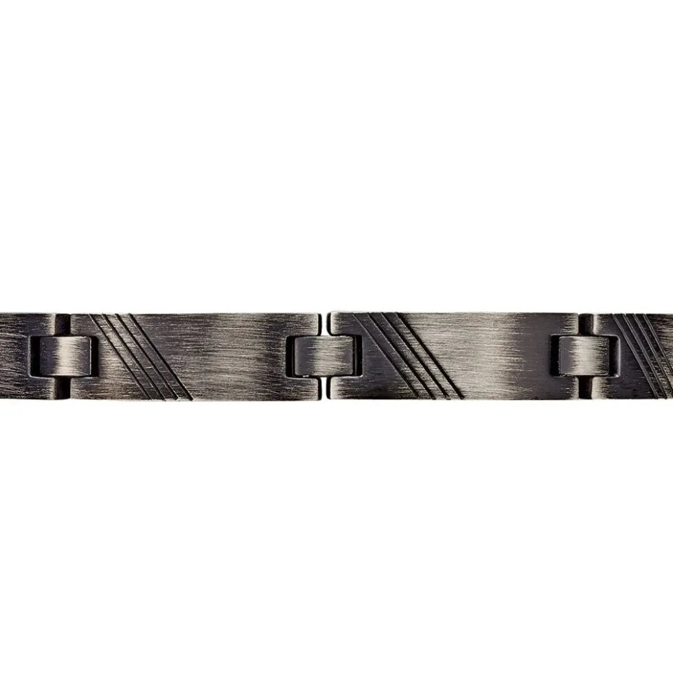 Bracelet Clara-rose Acier Noir