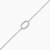 Bracelet Clem Argent Blanc