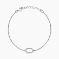 Bracelet Clem Argent Blanc