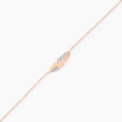 Bracelet Clodie Or Rose Diamant