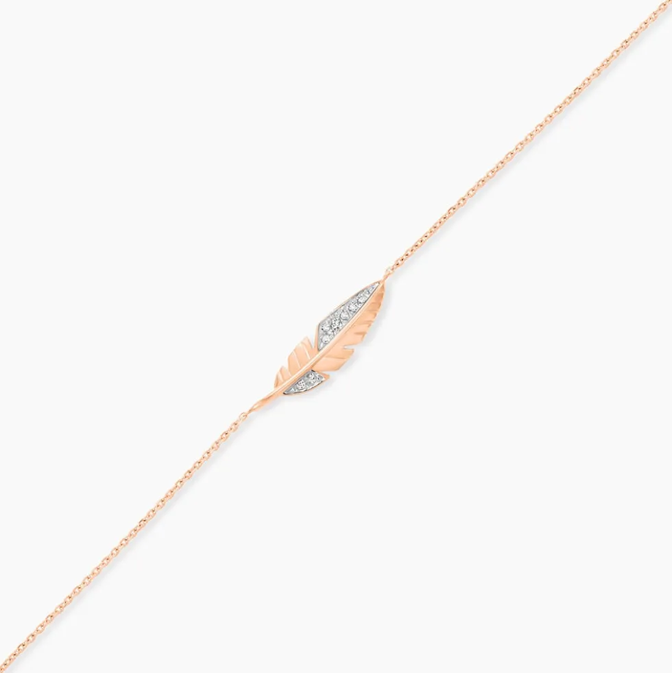 Bracelet Clodie Or Rose Diamant