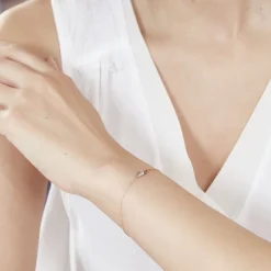Bracelet Clodie Or Rose Diamant