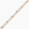 Bracelet Clorinthe Argent Tricolore