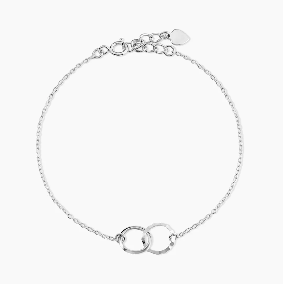 Bracelet Coline Argent Blanc