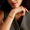 Bracelet Conie Argent Blanc Oxyde De Zirconium