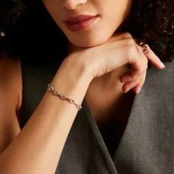 Bracelet Conie Argent Blanc Oxyde De Zirconium