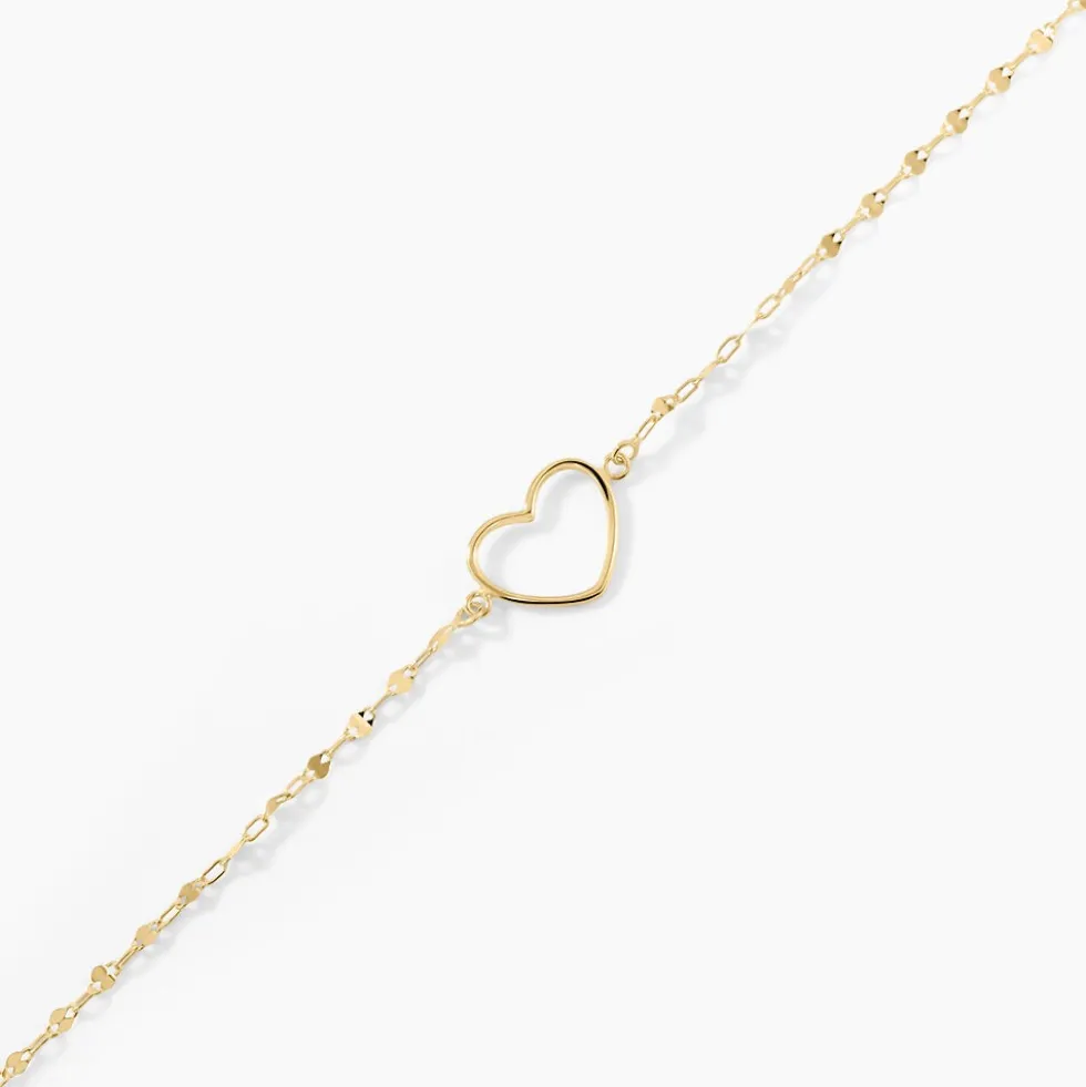 Bracelet Cuore Or Jaune