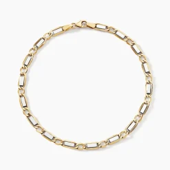 Bracelet Danae Plaquette Or Bicolore