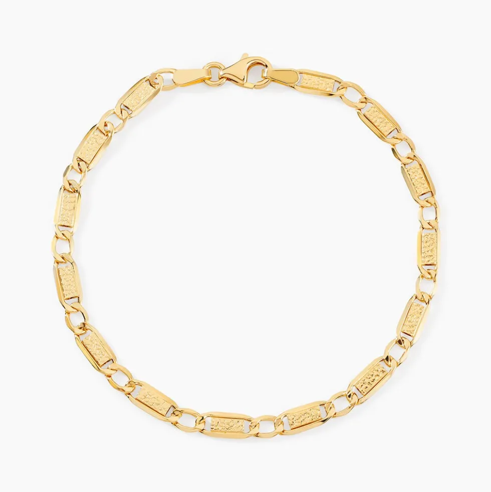 Bracelet Danae Plaquette Or Jaune