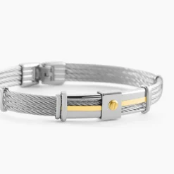 Bracelet Davilia Or Acier Bicolore
