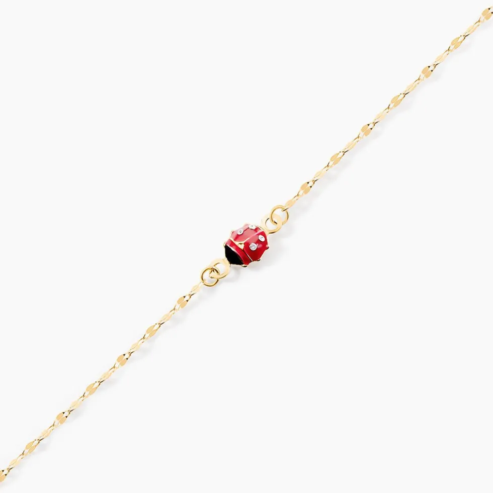 Bracelet Deena Or Jaune Oxyde De Zirconium