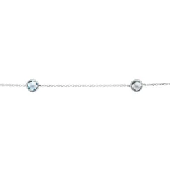 Bracelet Dennis Or Blanc Topaze