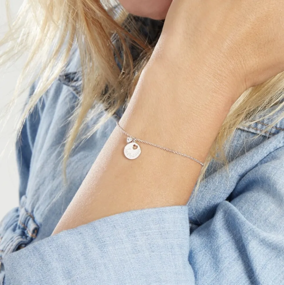 Bracelet Denzel Argent Blanc Oxyde De Zirconium