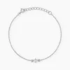 Bracelet Desert Argent Blanc Oxyde De Zirconium