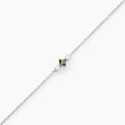 Bracelet Desert Argent Blanc Oxyde De Zirconium