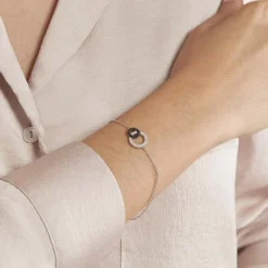 Bracelet Diana Argent Blanc Oxyde De Zirconium