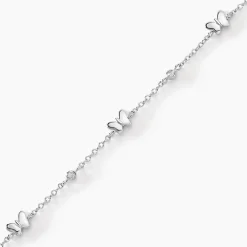 Bracelet Diep Argent Blanc Oxyde De Zirconium
