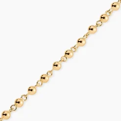 Bracelet Diona Maille Boule Or Jaune