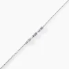 Bracelet Dion Argent Blanc Oxyde De Zirconium