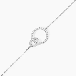 Bracelet Dita Argent Blanc Oxyde De Zirconium