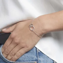 Bracelet Dita Argent Blanc Oxyde De Zirconium