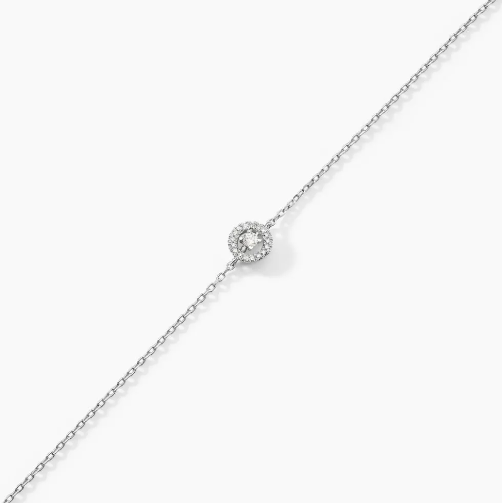 Bracelet Domitia Or Blanc Diamant