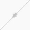Bracelet Dorothea Argent Blanc Oxyde De Zirconium