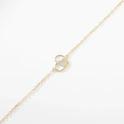 Bracelet Duilio Or Jaune Oxyde De Zirconium