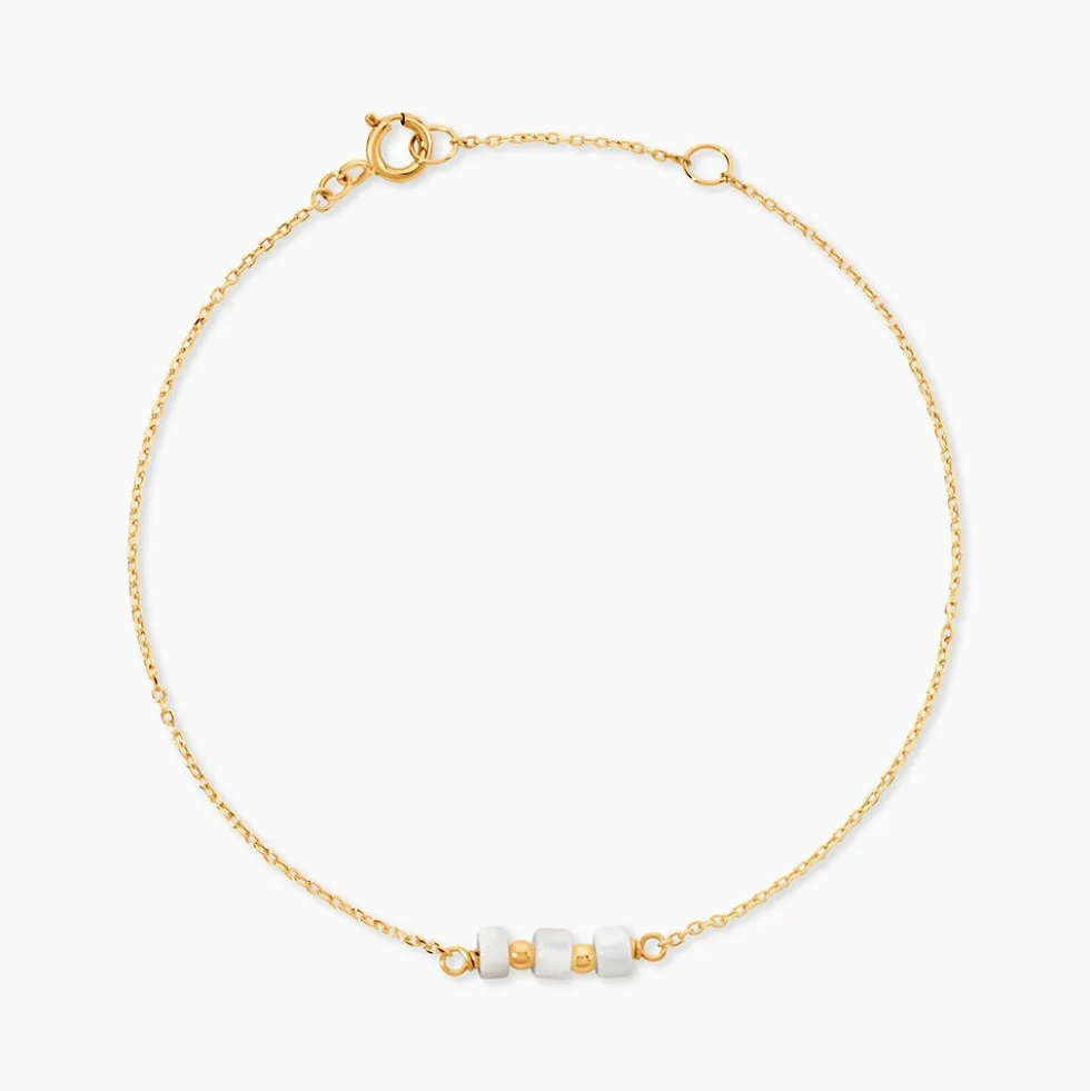 Bracelet Ean Or Jaune Nacre
