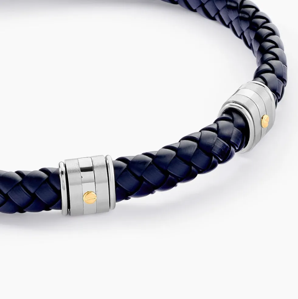 Bracelet Echati Or Acier Bicolore