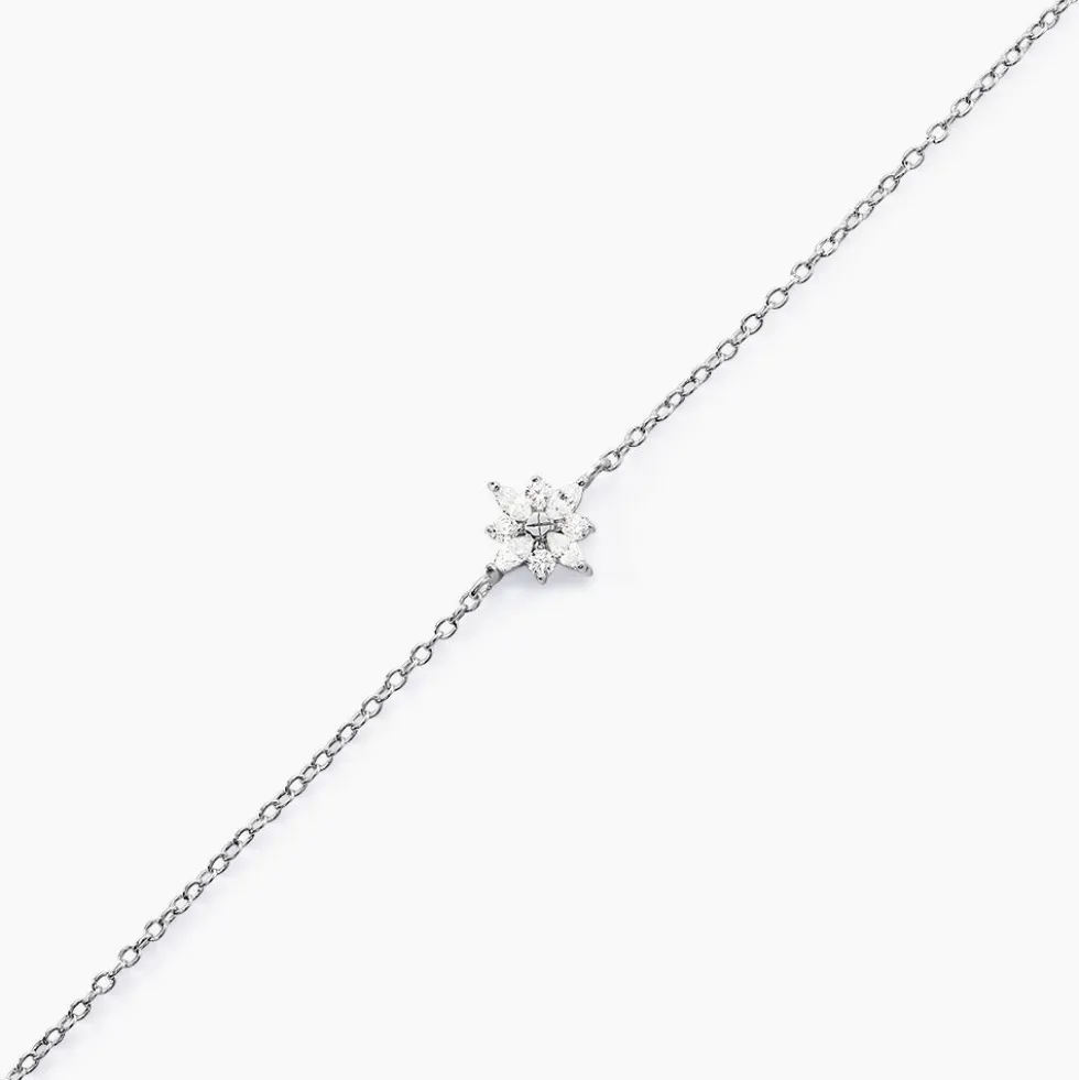 Bracelet Eclat Argent Blanc Oxyde De Zirconium