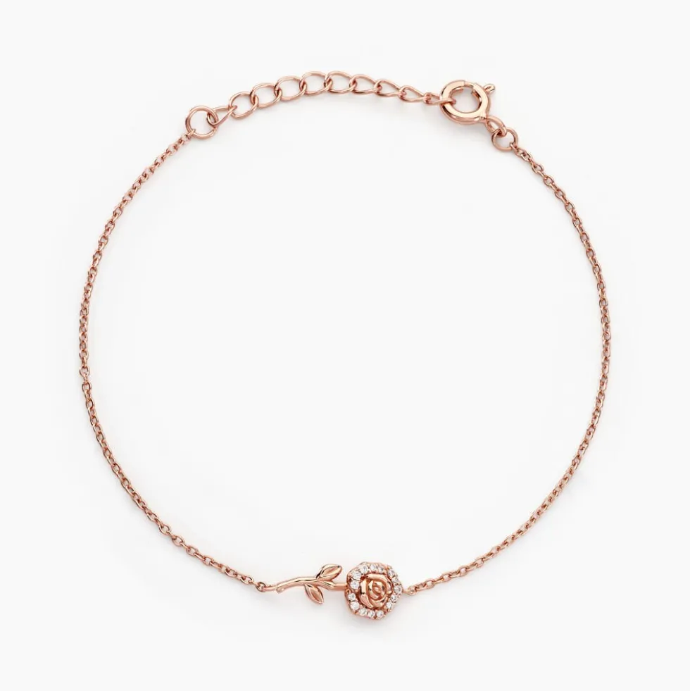 Bracelet Edenia Argent Rose Oxyde De Zirconium