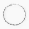 Bracelet Edlineae Argent Blanc