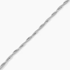 Bracelet Edlineae Argent Blanc