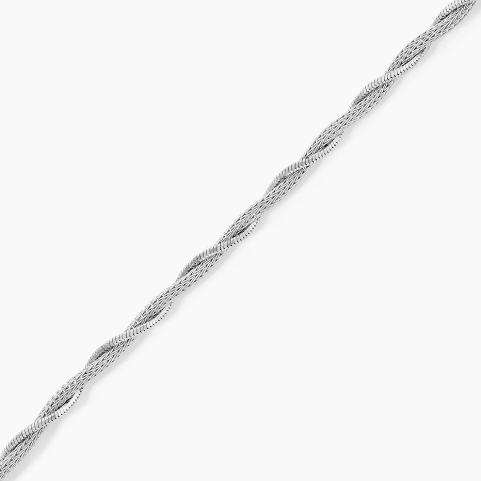 Bracelet Edlineae Argent Blanc