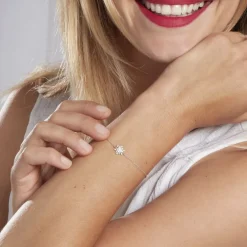 Bracelet Effie Argent Blanc Oxyde De Zirconium