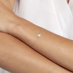 Bracelet Effie Argent Blanc Oxyde De Zirconium